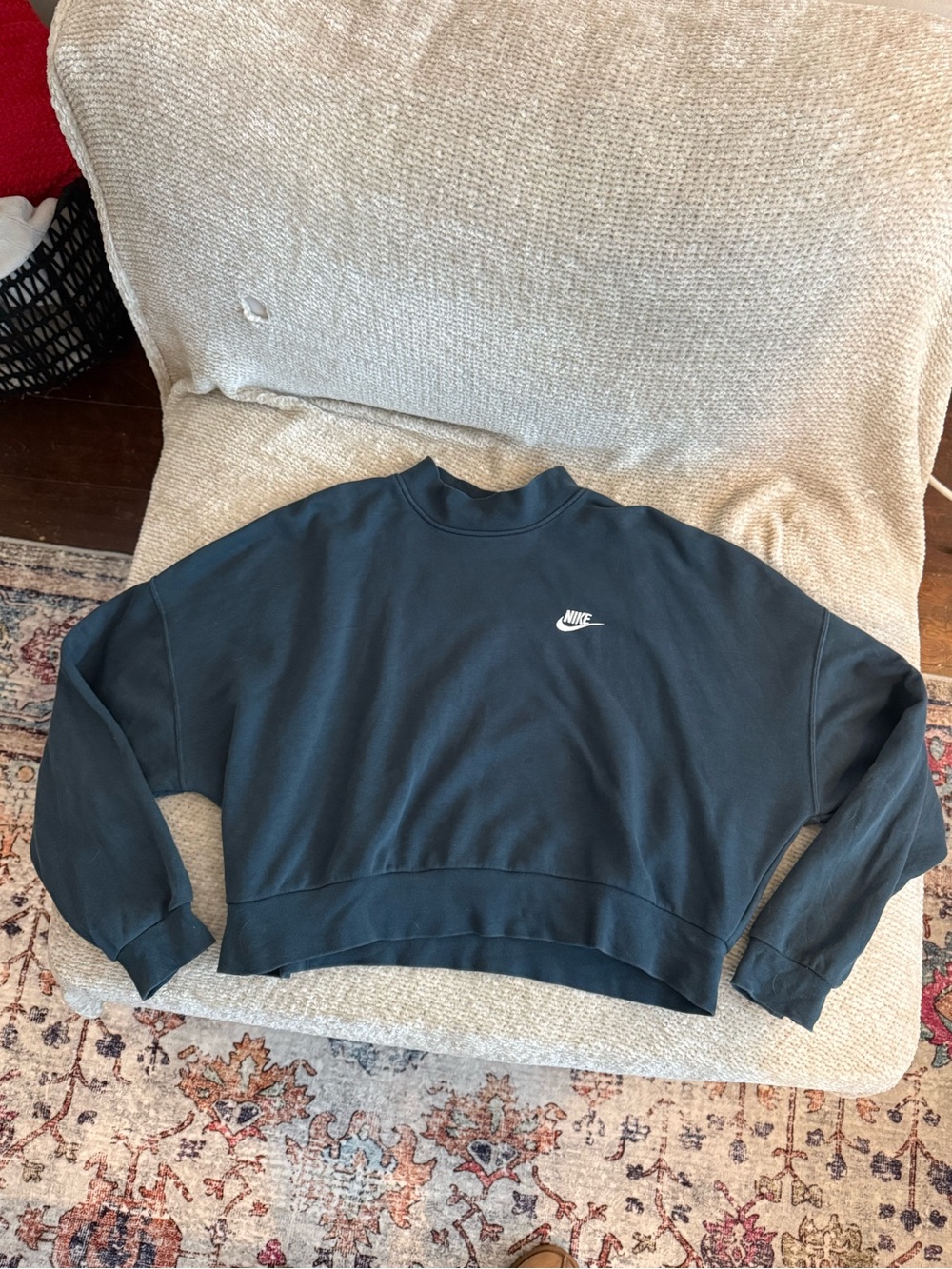 Nike Cropped Mockneck Sweatshirt Size XL